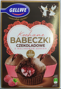 Gellwe - Kochane Babeczki czekoladowe z malinowym sercem - 311 g