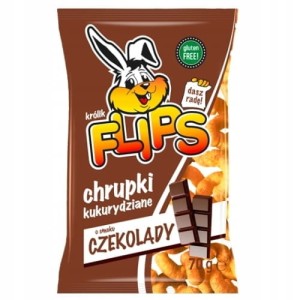 Flips - Chrupki kukurydziane czekoladowe - 70 g