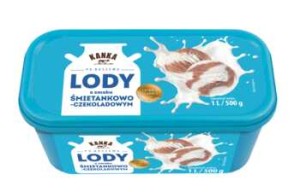 Kanka - Lody śmietankowo-czekoladowe - 1 l