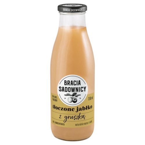 Bracia Sadownicy - Sok Tłoczone jabłko z gruszką - 750 ml