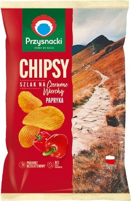 Przysnacki - Chipsy o smaku paprykowym - 130 g