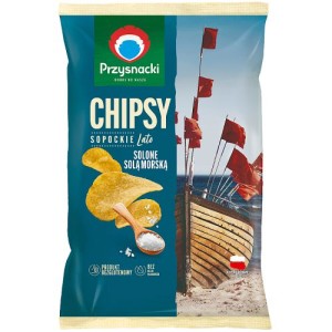 Przysnacki - Chipsy solone solą morską - 130 g