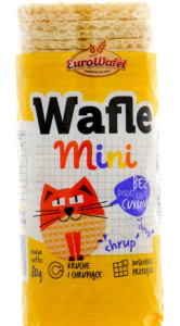 Eurowafel - Mini wafelki bez dodatku cukru ze stewią - 80 g