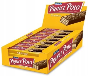 Prince Polo Classic - Kruchy wafelek z kremem kakaowym oblany czekoladą -  (21 x 17,5 g)