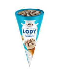 Kanka - Lody o smaku waniliowym rożek - 120 ml