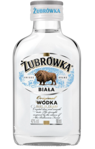 Żubrówka - Wódka biała 40% - 90 ml