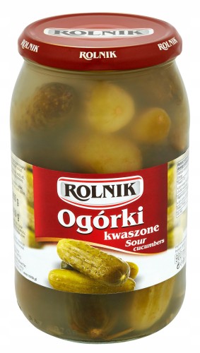 Rolnik - Ogórki kwaszone - 900 ml