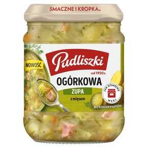 Pudliszki - Zupa ogórkowa z mięsem - 440 g