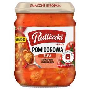 Pudliszki - Zupa pomidorowa z klopsikami i makaronem - 440 g