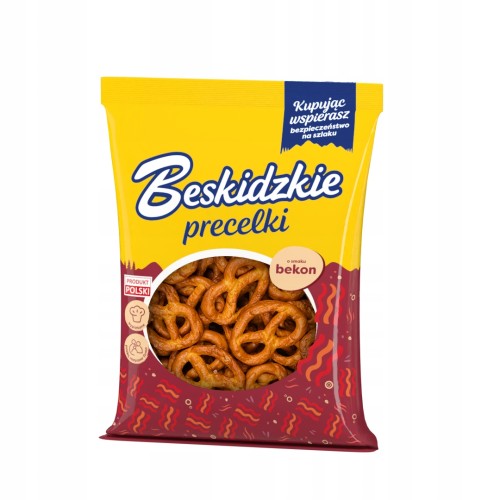 Beskidzkie - Precelki o smaku bekonowym - 120 g