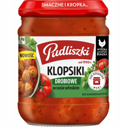 Pudliszki - Klopsiki w sosie włoskim - 440 g