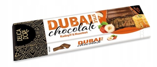 Delicadore - Czekolada Mleczna z Nadzieniem Orzechowym i Kataifi - 70 g