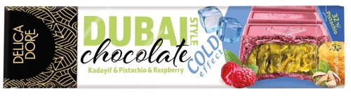 Delicadore - Czekolada Dubajska z maliną - 70 g