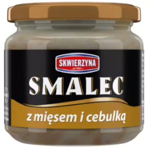 Skwierzyna - Smalec z mięsem i cebulką - 150 g