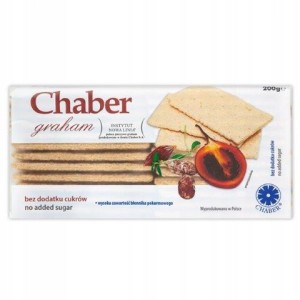 Chaber - Pieczywo chrupkie graham bez cukru - 200 g