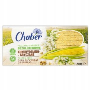 Chaber - Pieczywo kukurydziano-gryczane bezglutenowe - 200 g