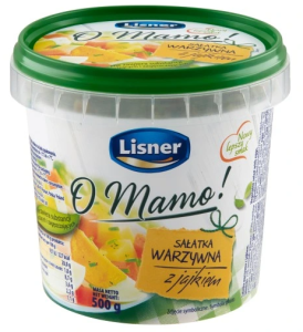 Lisner O Mamo! - Sałatka warzywna z jajkiem - 500 g