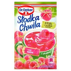 Dr. Oetker Słodka Chwila - Kisiel z kawałkami owoców smak malina - 31,5 g