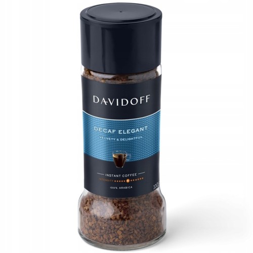 Davidoff - Kawa rozpuszczalna bezkofeinowa Decaf Elegant - 100 g