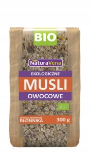 NaturaVena - Musli owocowe BIO - 300 g