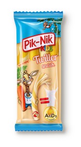 Pik-Nik Kids - Paluszki serowe z dodatkiem marchewki Twiller Snack - 80 g