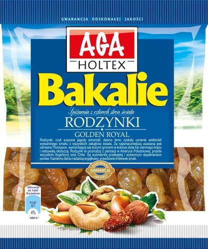 Aga-Holtex - Rodzynki Golden Royal - 80 g