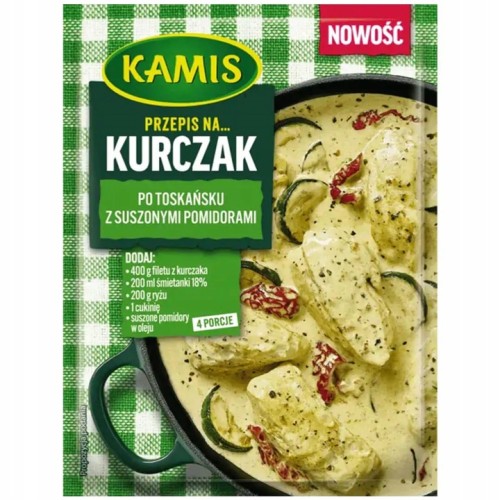 Kamis - Kurczak po toskańsku z suszonymi pomidorami - 30 g