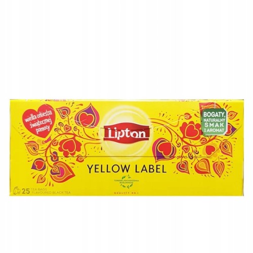 Lipton - Herbata czarna ekspresowa - 50 g (25 x 2 g)