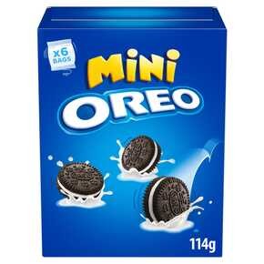 Mini Oreo - Ciastka kakaowe z nadzieniem o smaku waniliowym 114g - 114 g