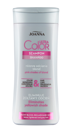 Joanna - Szampon do włosów Różowe odcienie blond Ultra Color - 200 ml