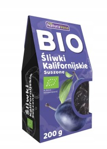 NaturaVena - Śliwki Kalifornijskie suszone bez pestki Bio - 200 g