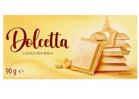 Dolcetta - Czekolada biała - 90 g