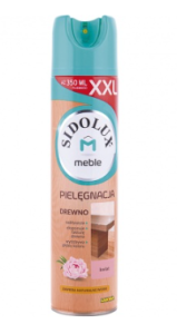 Sidolux - Środek do pielęgnacji i nabłyszczania mebli aerozol - kwiatowy - 350 ml