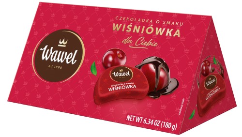 Wawel - Czekoladki nadziewane o smaku Wiśniówki - 180 g