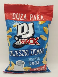 DJ Snack - Orzeszki ziemne smażone solone - 350 g