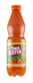 Smakotek - Sok jabłko marchew brzoskwinia - 900 ml