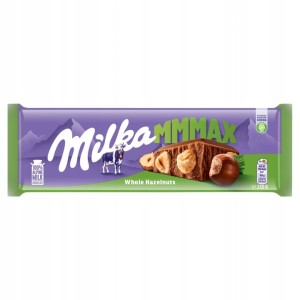 Milka Mmmax - Czekolada mleczna Whole Hazelnuts - 250 g