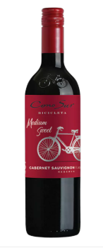 Cono Sur Bicicleta - Wino czerwone półsłodkie Cabernet Sauvignon Chile - 750 ml