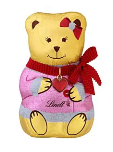 Lindt - Miś z mlecznej czekolady Teddy Girl Coat - 100 g