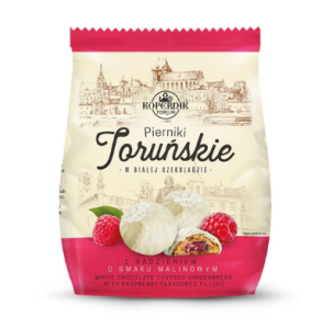 Kopernik - Pierniki w białej czekoladzie w nadzieniem malinowym - 150 g