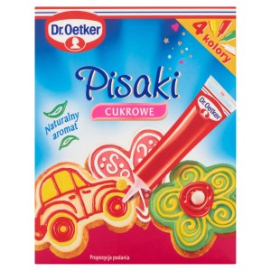 Dr.Oetker - Pisaki cukrowe - 76 g (4 sztuki)