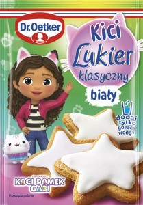Dr.Oetker - Kici Lukier klasyczny biały - 70 g