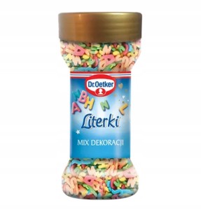 Dr.Oetker - Dekoracje cukrowe Literki - 40 g