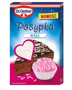 Dr.Oetker - Posypka cukrowa biała - 80 g