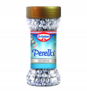 Dr.Oetker - Dekoracje cukrowe Perełki srebrne - 42 g