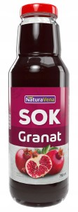 NaturaVena - Sok z granatu 100% naturalny - 750 ml