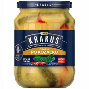 Krakus - Ogórki po kozacku - 670 g