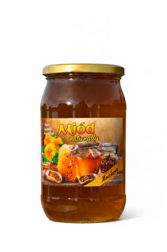 Pasieka Sikorów - Miód Mniszkowy - 1,1 kg