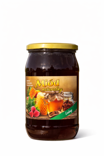 Pasieka Sikorów - Miód Leśny - 1,1 kg