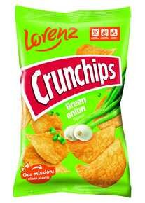 CHIPSY CRUNCHIPS ZIELONA CEBULKA 130 g LBS